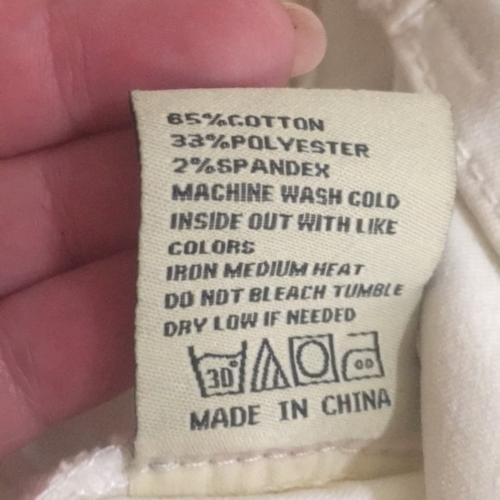 Denim Blvd white skinny jeans with zipper pockets - Picture 7 of 8